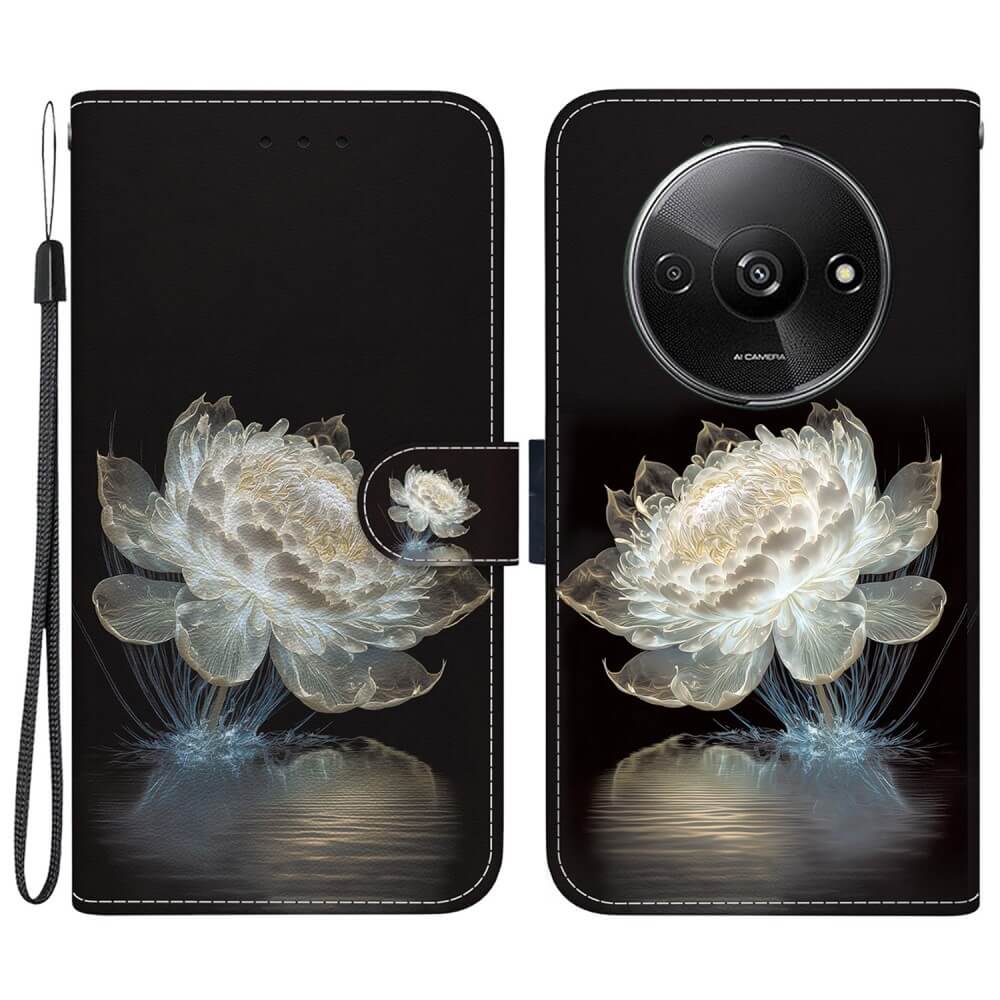 Xiaomi Redmi A3 - Custodia con motivo floreale