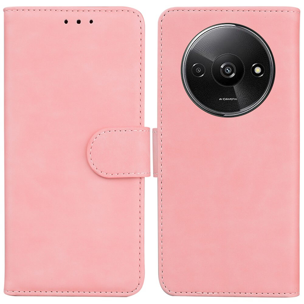 Xiaomi Redmi A3 - Custodia solida in ecopelle