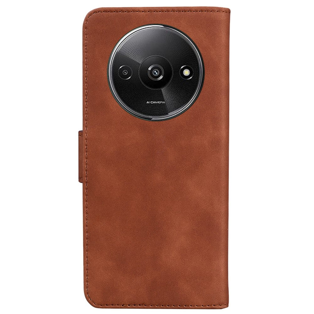 Xiaomi Redmi A3 - Custodia solida in ecopelle