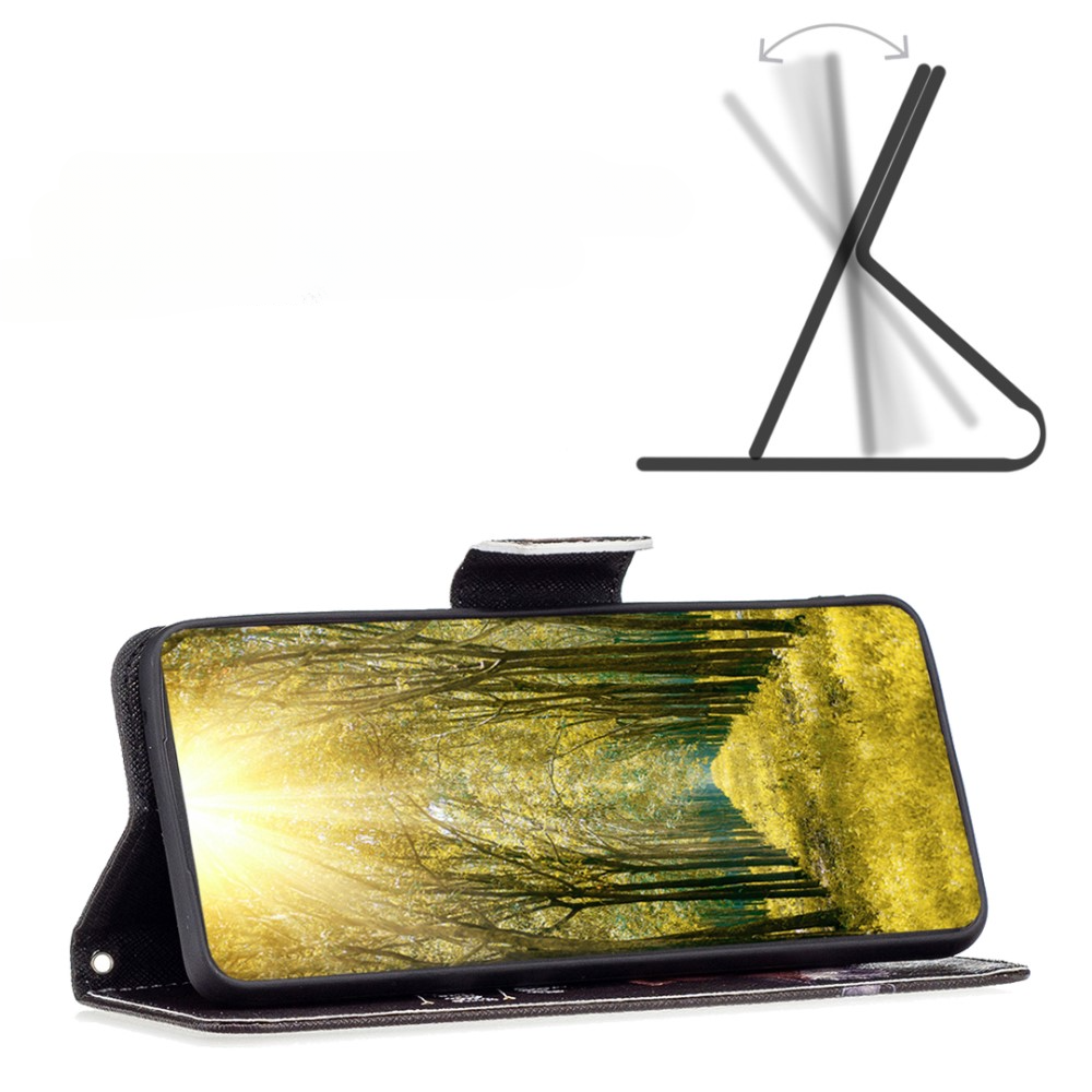 Sony Xperia 10 VI - Étui en similicuir coque avec motif