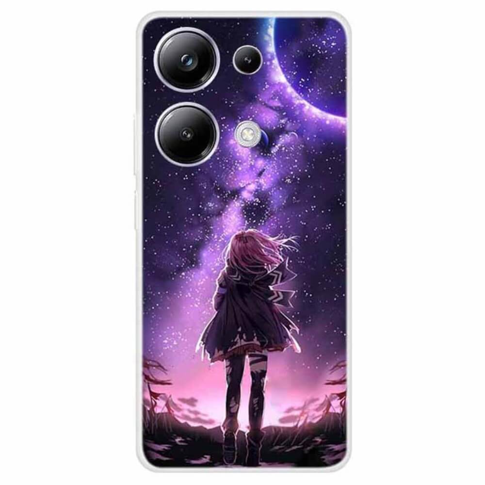 Poco M6 Pro / Redmi Note 13.Pro  4G - Cover Case IMD with Stylish Motif
