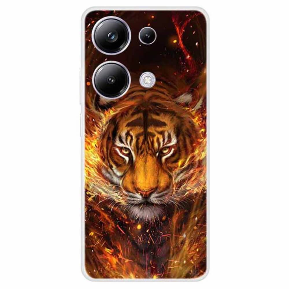 Poco M6 Pro / Redmi Note 13.Pro  4G - Cover Case IMD with Stylish Motif