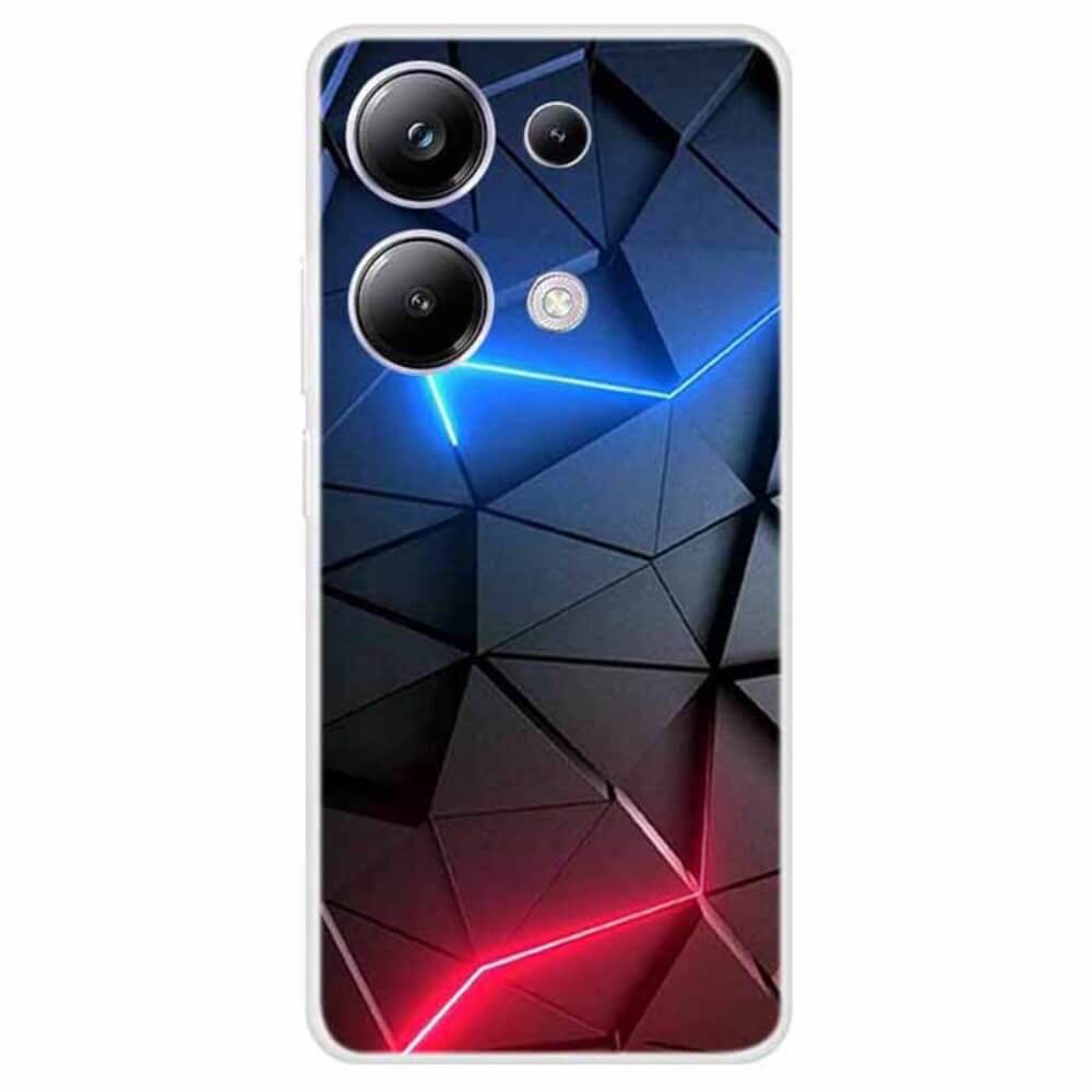 Poco M6 Pro / Redmi Note 13.Pro  4G - Cover Case IMD with Stylish Motif