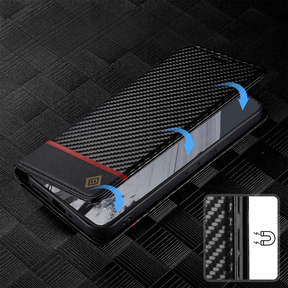 Google Pixel 9 Pro XL - LC.IMEEKE Hülle Carbon Fiber