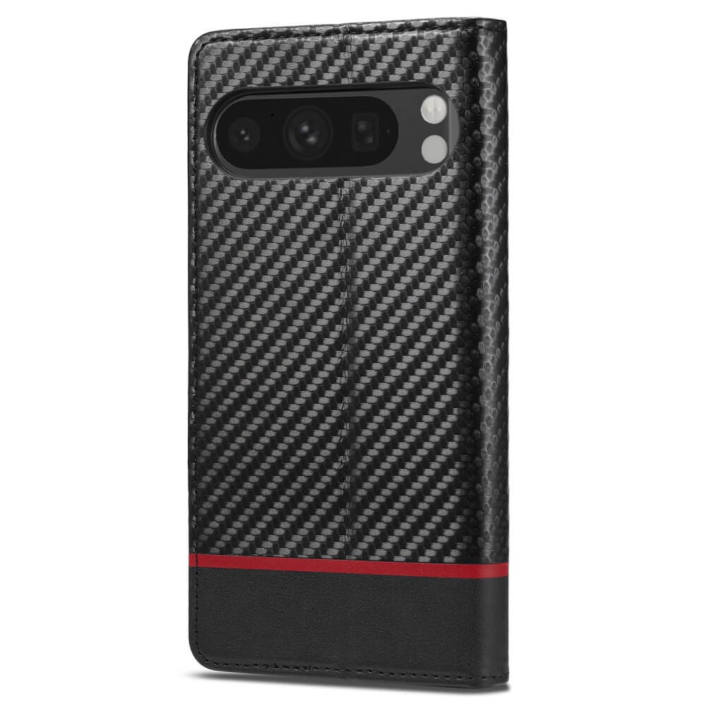 Google Pixel 9 Pro XL - LC.IMEEKE Custodia Carbon Fiber