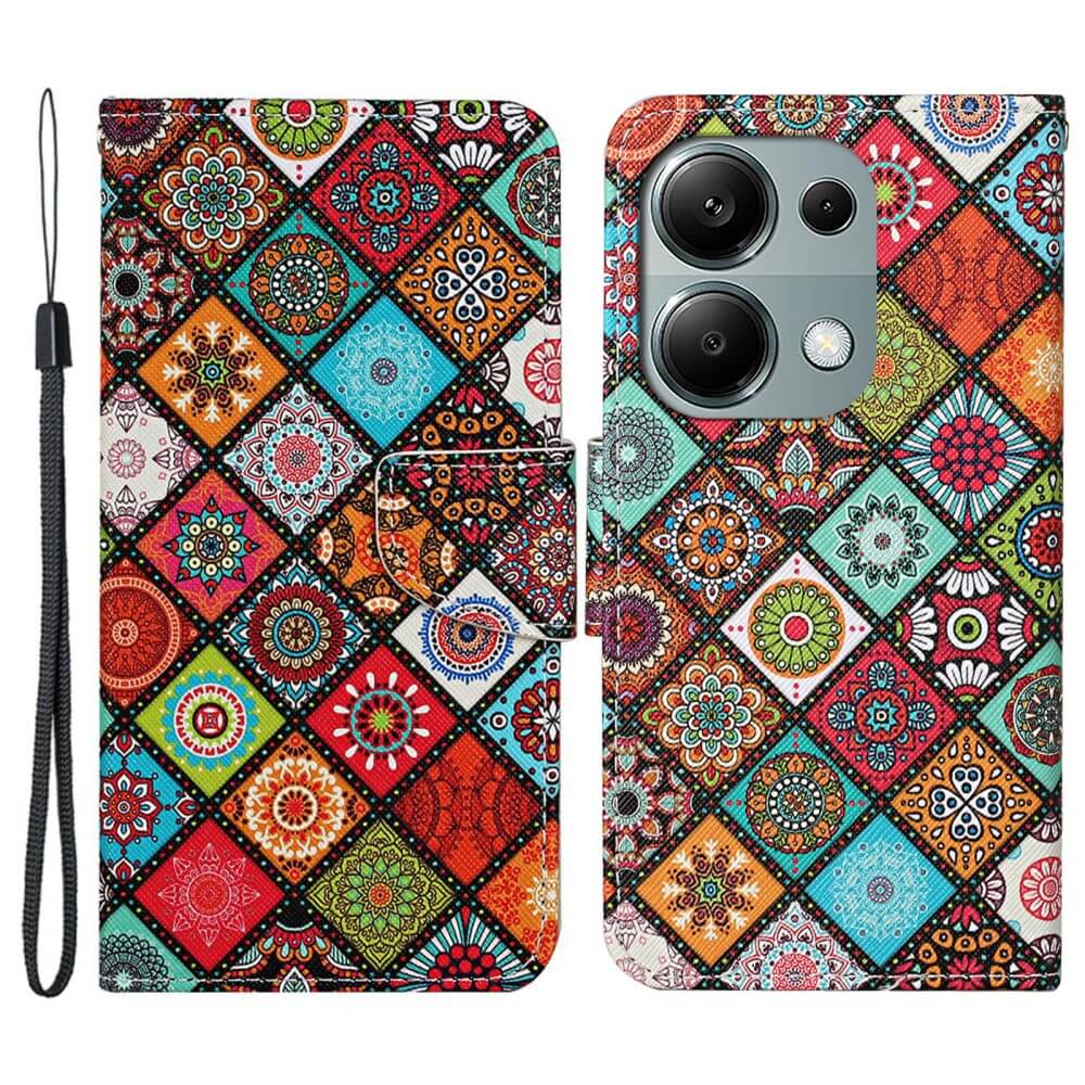 Poco M6 Pro / Redmi Note 13 Pro 4G - Wallet Case with motif