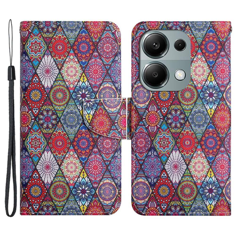 Poco M6 Pro / Redmi Note 13 Pro 4G - Wallet Case with motif