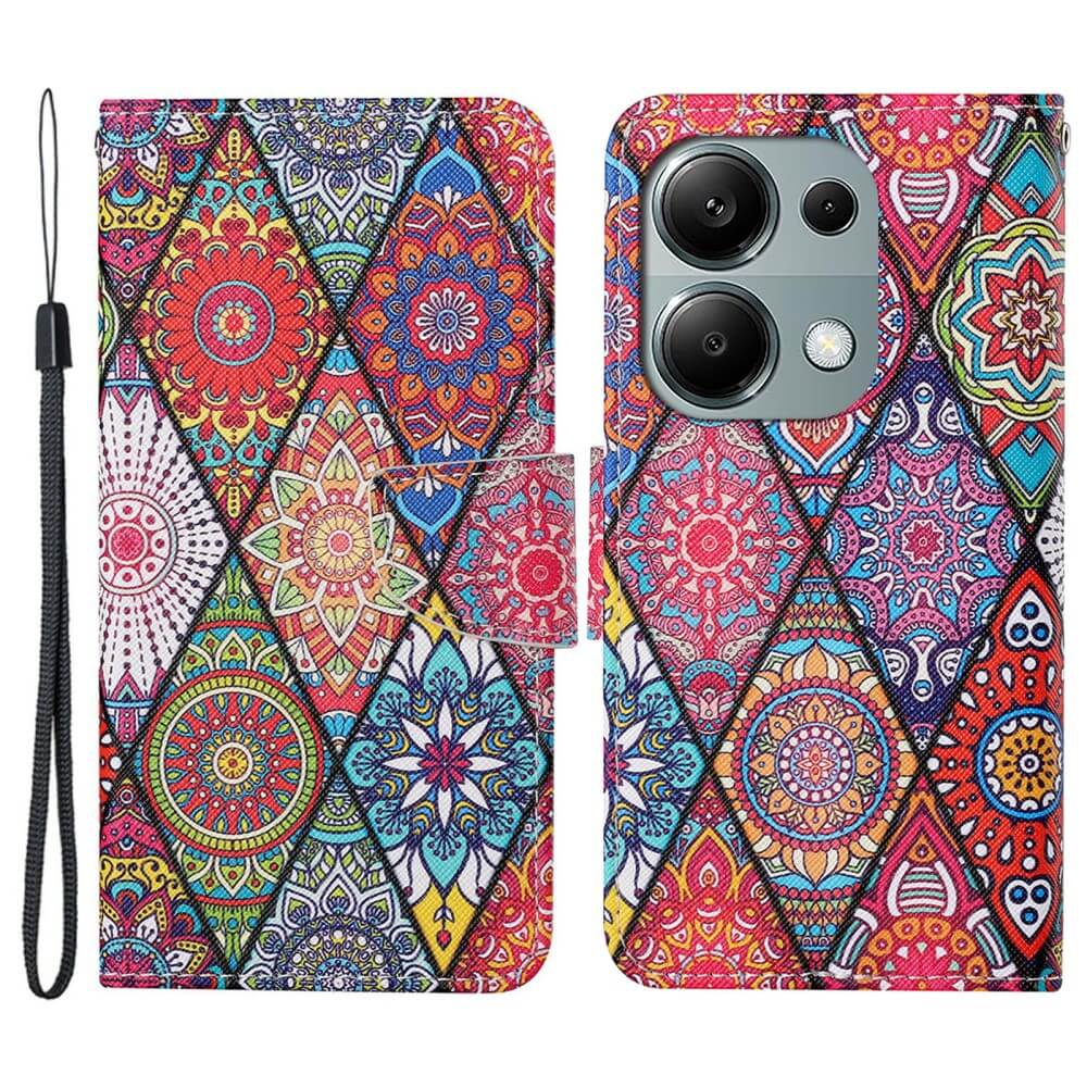 Poco M6 Pro / Redmi Note 13 Pro 4G - Wallet Case with motif