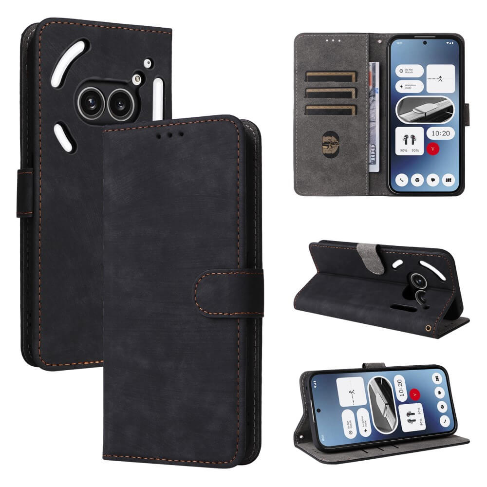 Nothing Phone (2a) - Ledertasche mit RFID Blocker