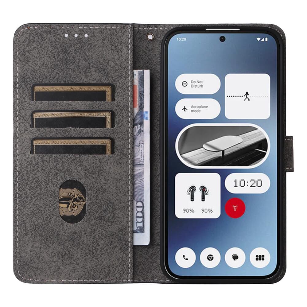 Nothing Phone (2a) - Ledertasche mit RFID Blocker