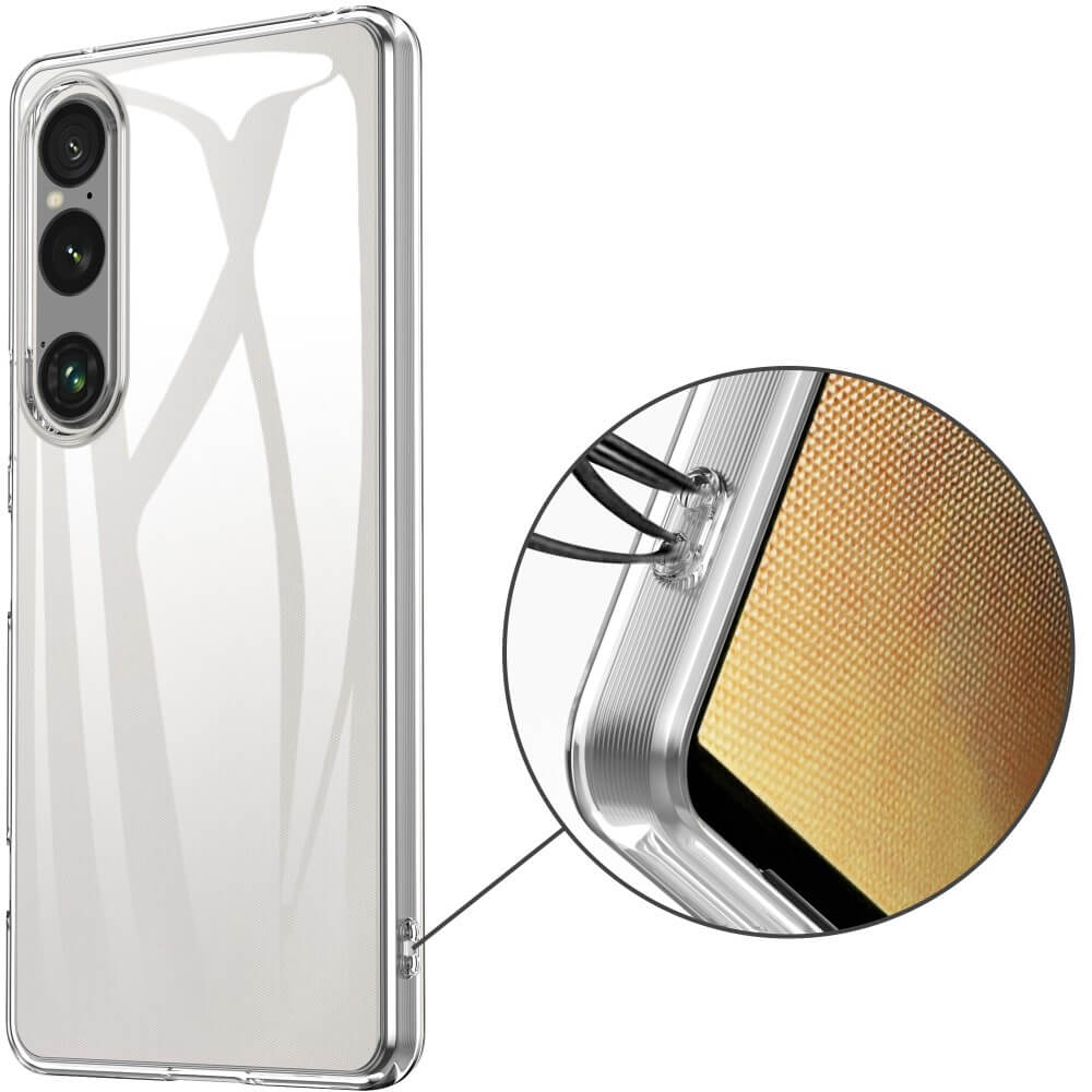 Sony Xperia 1 VI - Silikon Gummi Case transparent