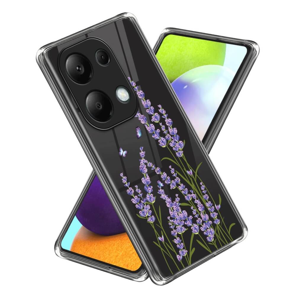 Poco M6 Pro / Redmi Note 13 Pro 4G- Custodia trasparente con bellissimo motivo