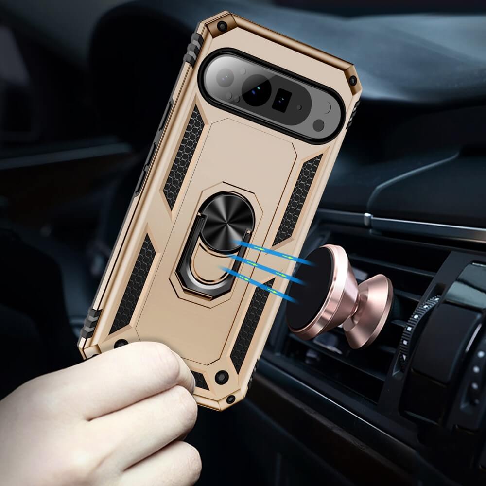 Google Pixel 9 Pro XL - Coque Armor avec kickstand