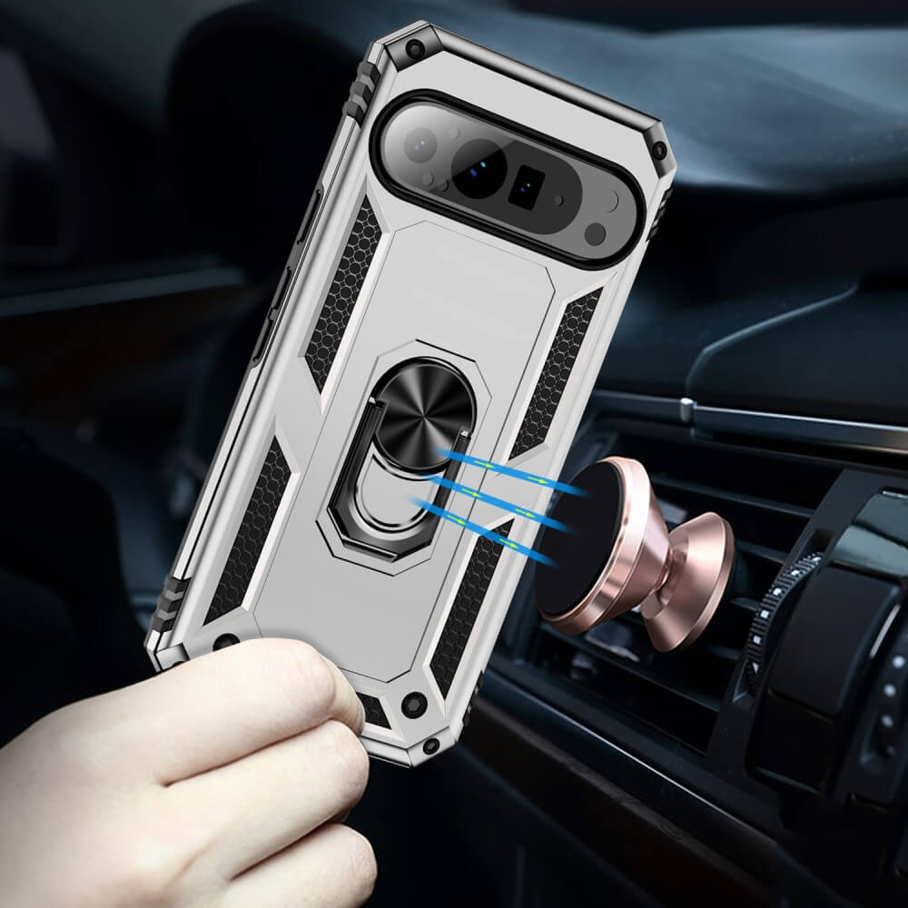 Google Pixel 9 Pro XL - Coque Armor avec kickstand
