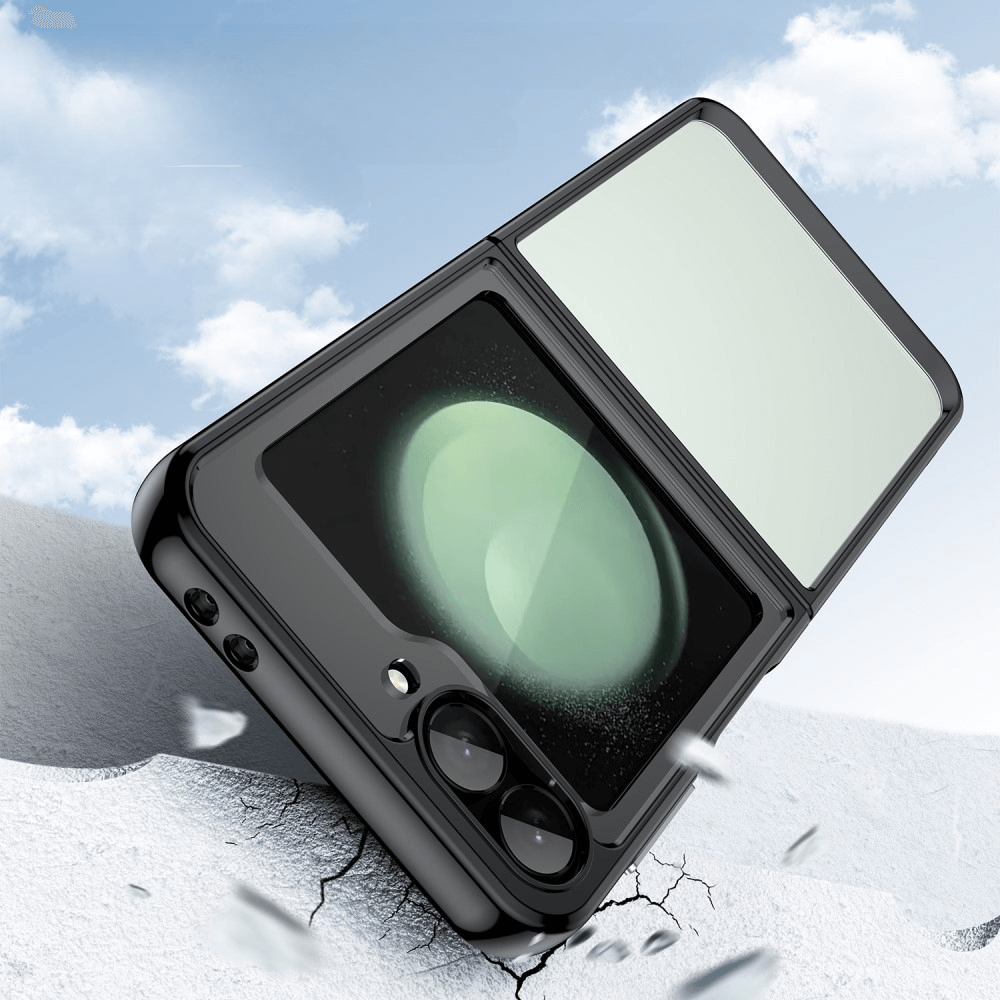 Galaxy Z Flip6 - Custodia protettiva in acrilico con bordo rialzato