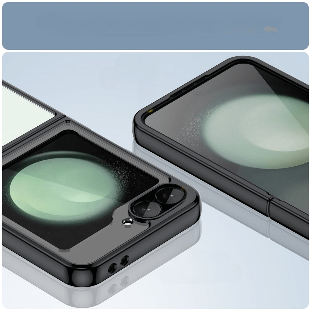 Galaxy Z Flip6 - Custodia protettiva in acrilico con bordo rialzato