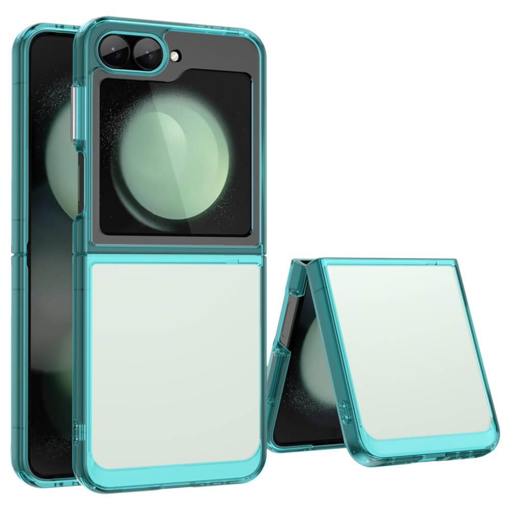 Galaxy Z Flip6 - Custodia protettiva in acrilico con bordo rialzato