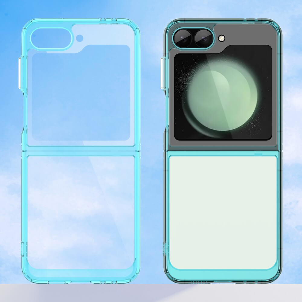 Galaxy Z Flip6 - Custodia protettiva in acrilico con bordo rialzato