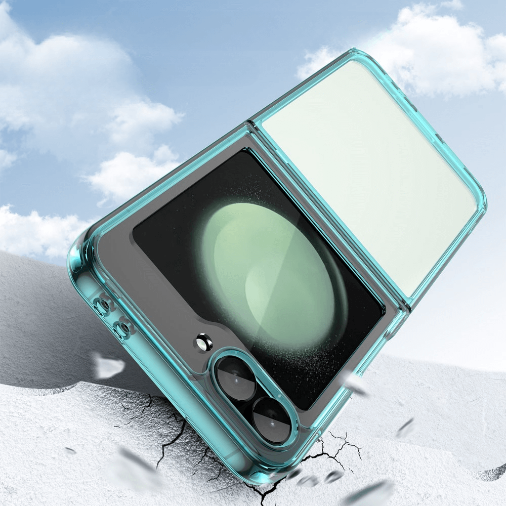 Galaxy Z Flip6 - Custodia protettiva in acrilico con bordo rialzato