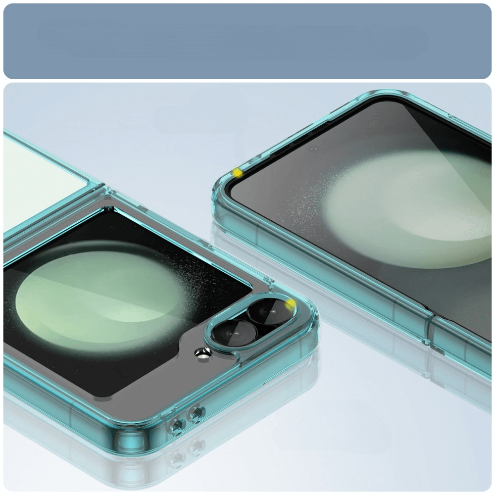 Galaxy Z Flip6 - Custodia protettiva in acrilico con bordo rialzato