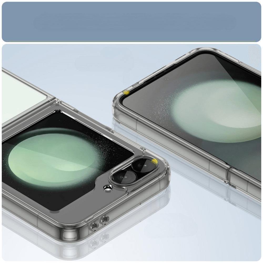 Galaxy Z Flip6 - Custodia protettiva in acrilico con bordo rialzato