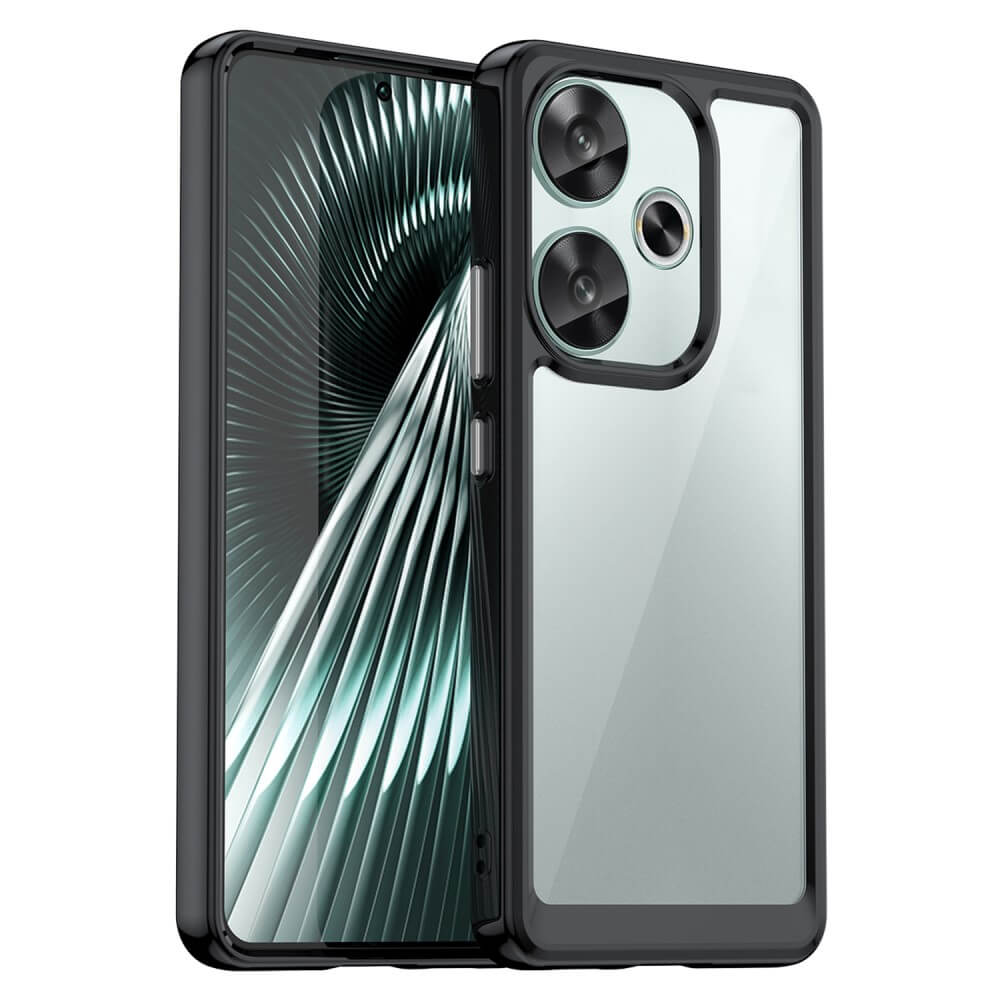 Xiaomi Poco F6 - Protective Acrylic Phone Case with Raised Edge