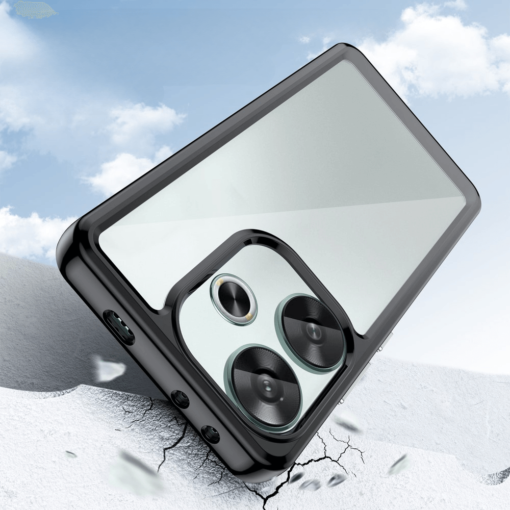 Xiaomi Poco F6 - Protective Acrylic Phone Case with Raised Edge