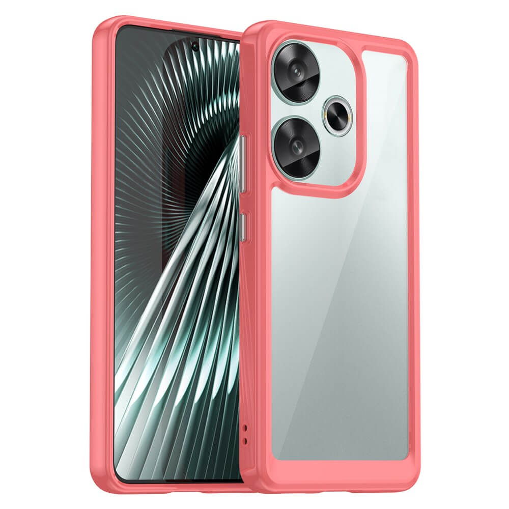 Xiaomi Poco F6 - Protective Acrylic Phone Case with Raised Edge
