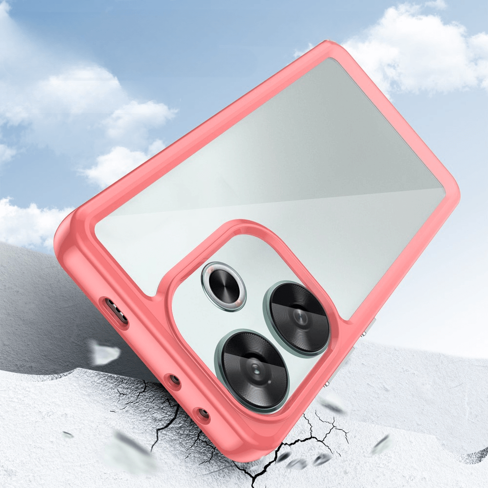 Xiaomi Poco F6 - Protective Acrylic Phone Case with Raised Edge