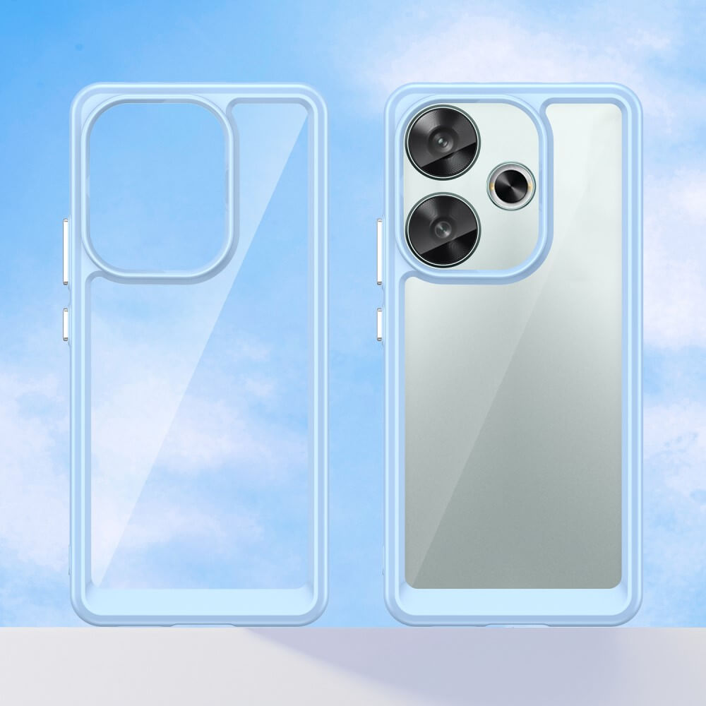 Xiaomi Poco F6 - Protective Acrylic Phone Case with Raised Edge