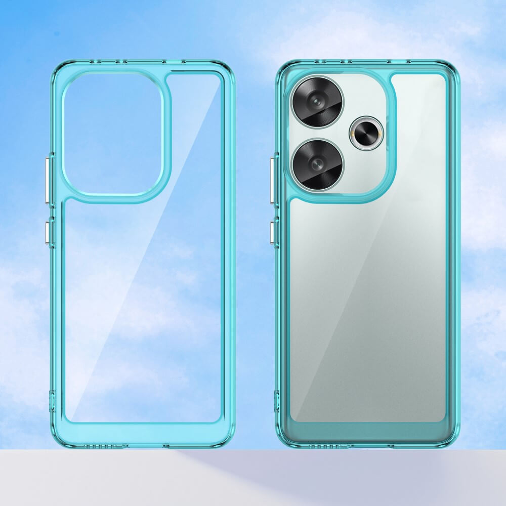 Xiaomi Poco F6 - Protective Acrylic Phone Case with Raised Edge