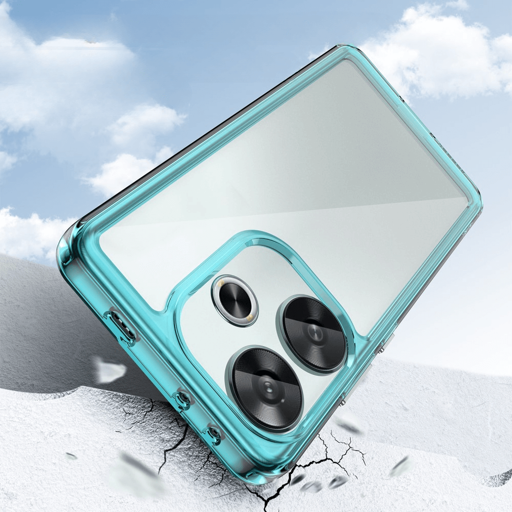 Xiaomi Poco F6 - Protective Acrylic Phone Case with Raised Edge