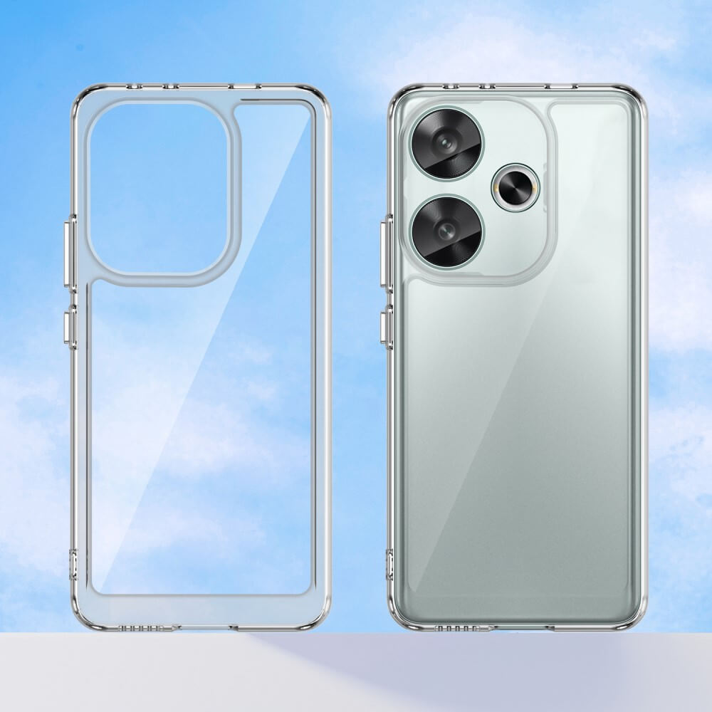 Xiaomi Poco F6 - Protective Acrylic Phone Case with Raised Edge