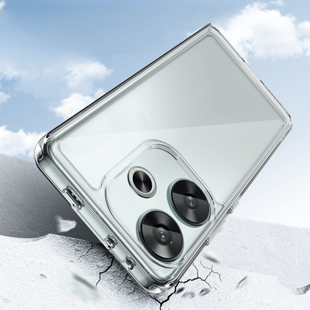 Xiaomi Poco F6 - Protective Acrylic Phone Case with Raised Edge