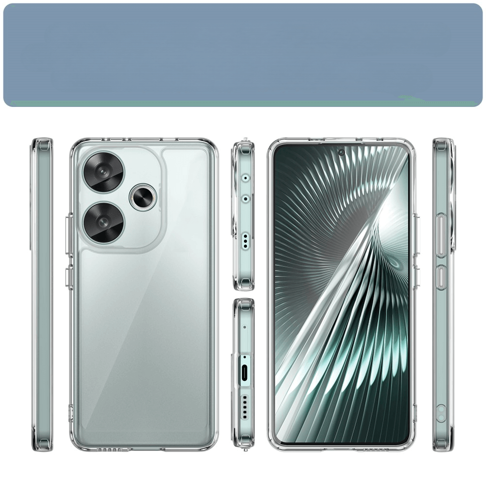 Xiaomi Poco F6 - Protective Acrylic Phone Case with Raised Edge