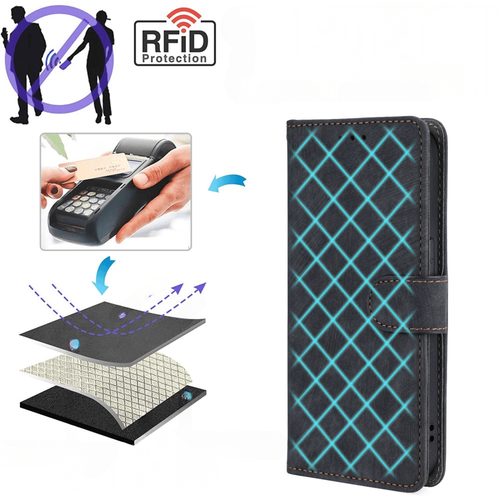 Xiaomi Poco F6 - Wallet Case with RFID Blocker