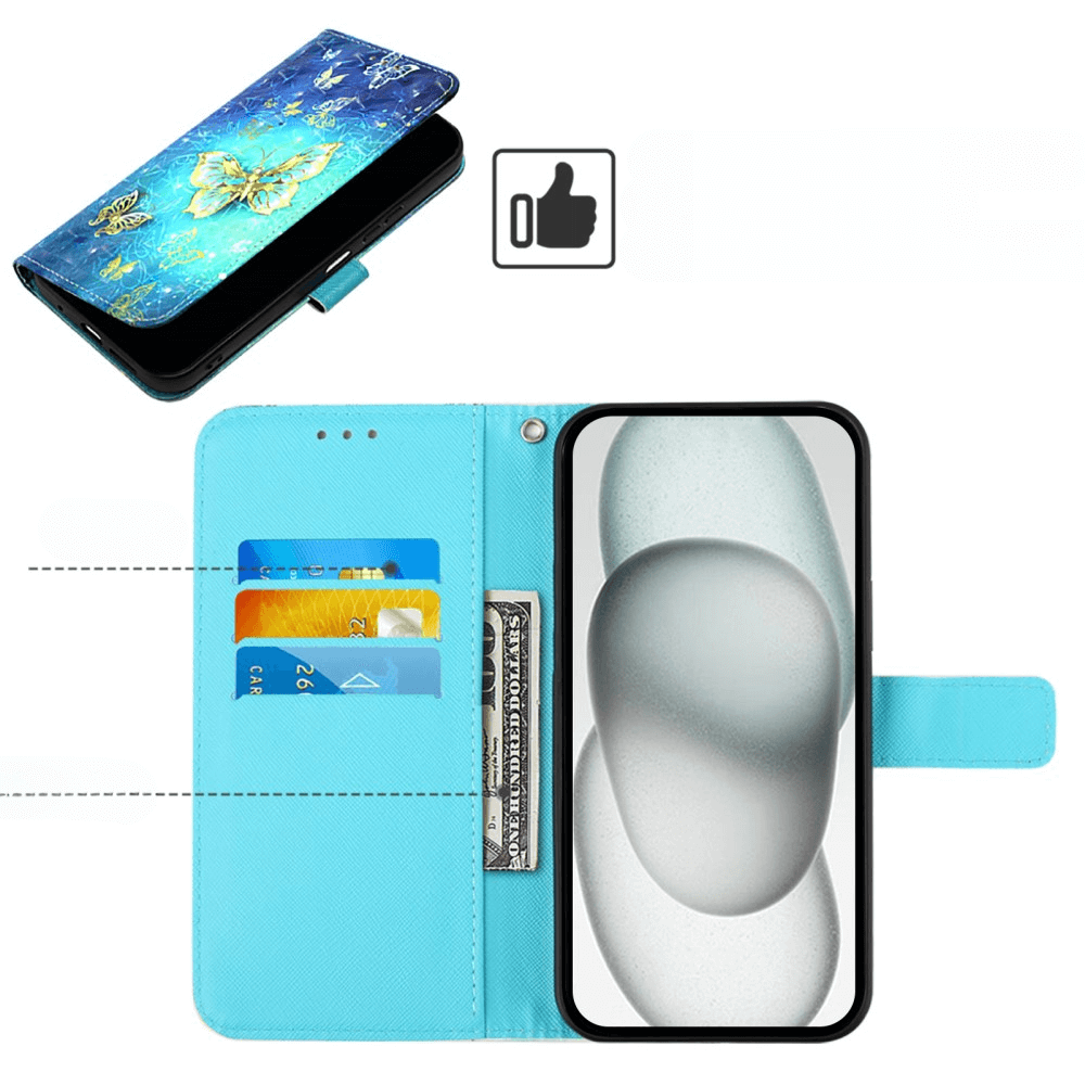 iPhone 16e - Custodia con effetto glitterato