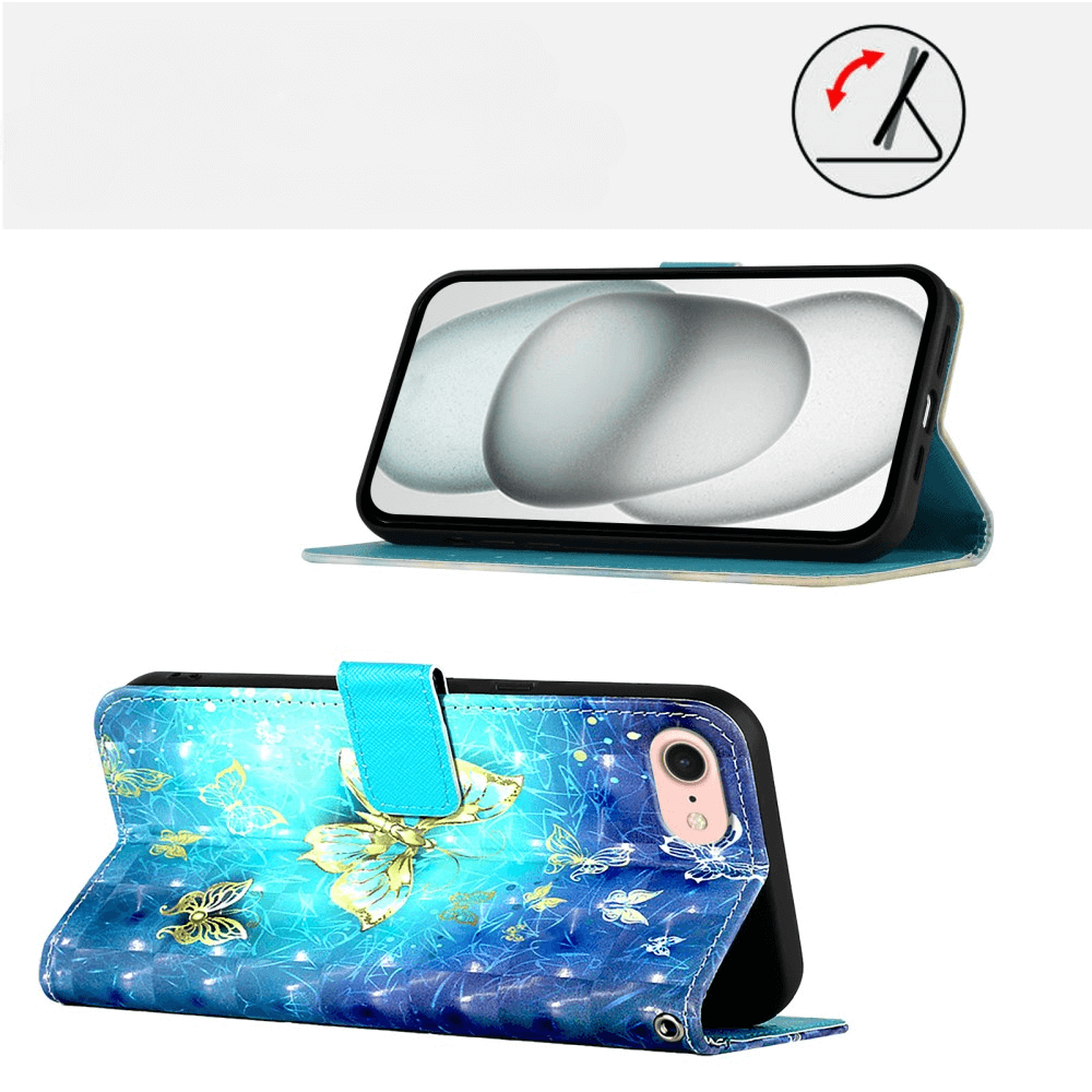 iPhone 16e - Custodia con effetto glitterato