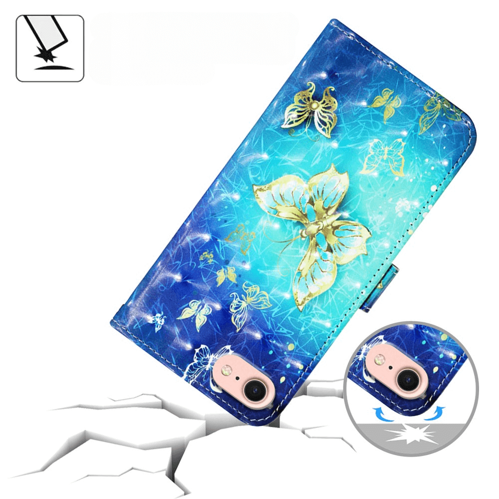 iPhone 16e - Custodia con effetto glitterato