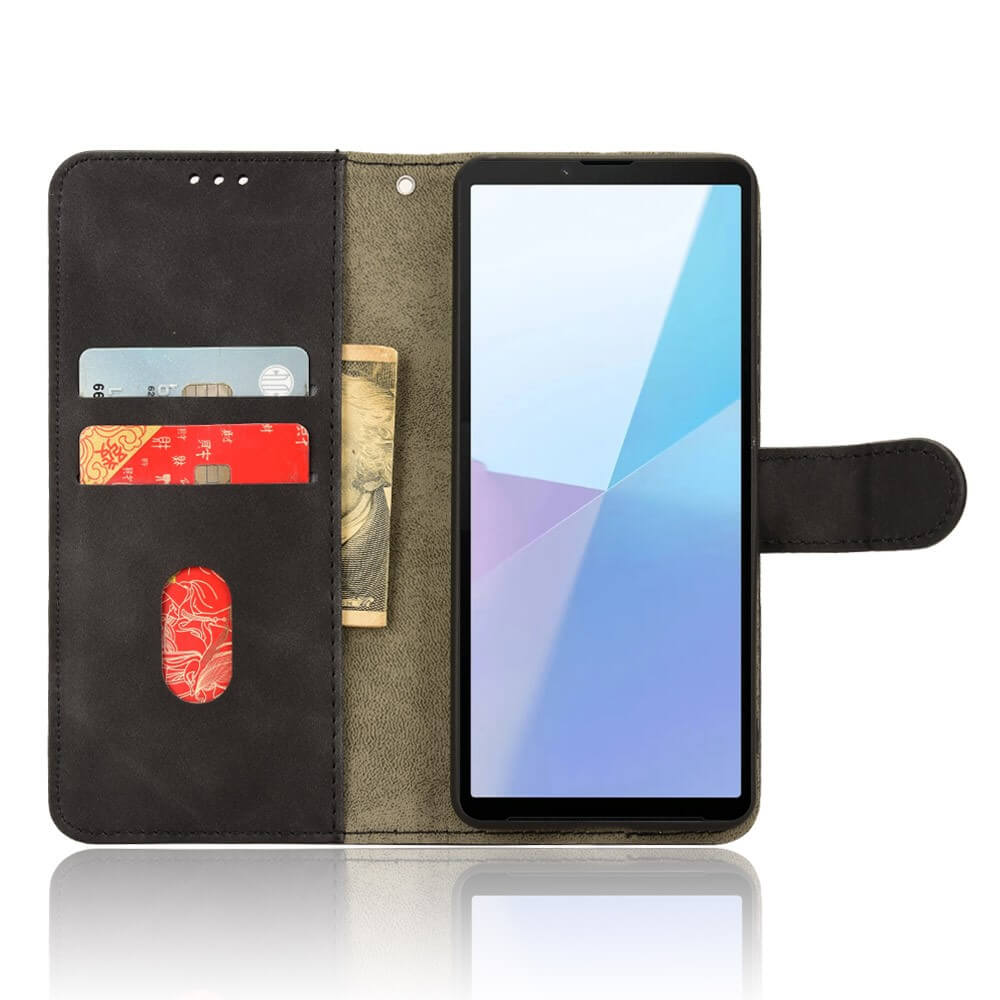 Sony Xperia 10 VI - Étui en daim au design vintage