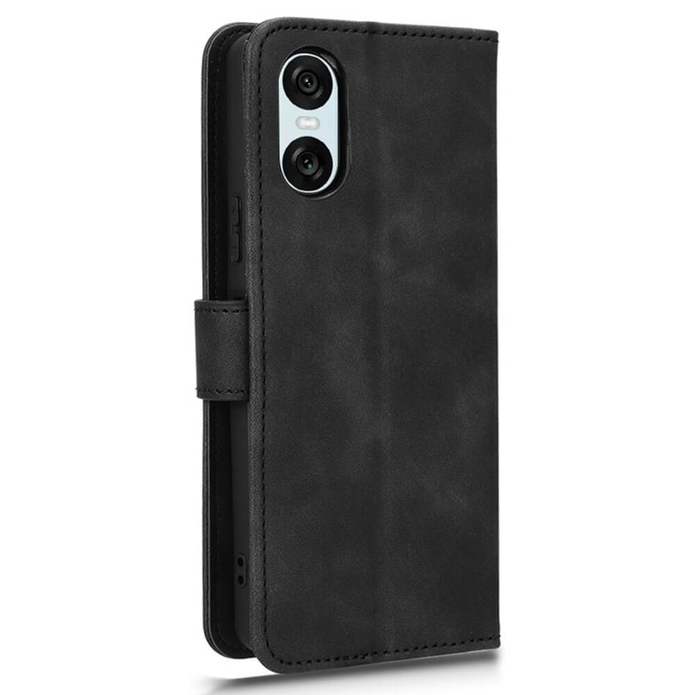Sony Xperia 10 VI - Étui en daim au design vintage