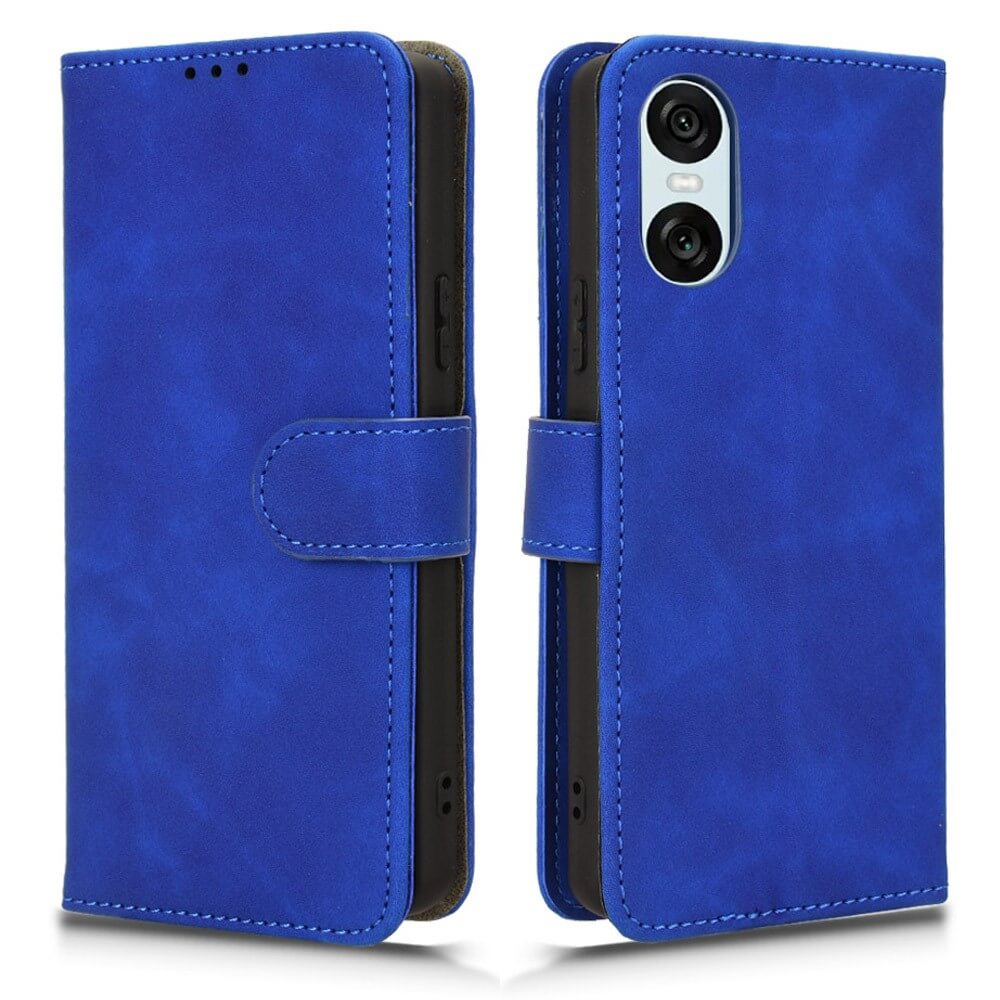 Sony Xperia 10 VI - Étui en daim au design vintage
