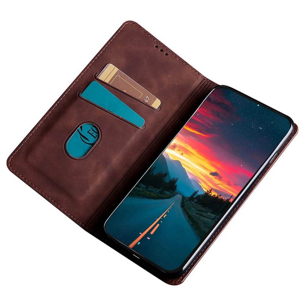 Xiaomi Poco F6 - Custodia Business Flip Case Vintage