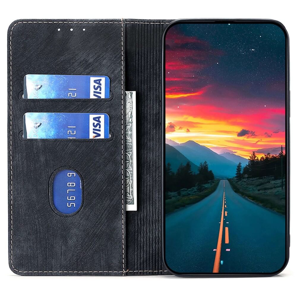 Xiaomi Poco F6 - Flip Case with RFID Blocker