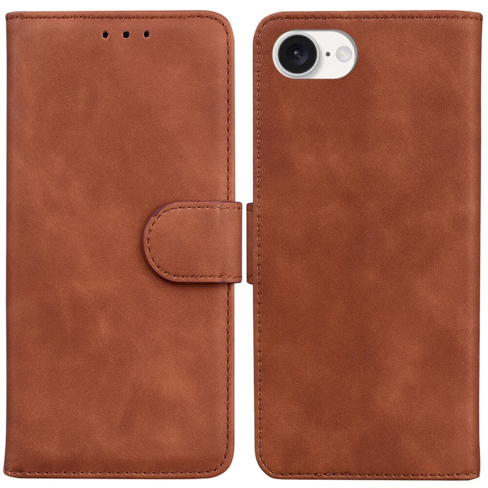 iPhone 16e - Solide Leder Etui Hülle