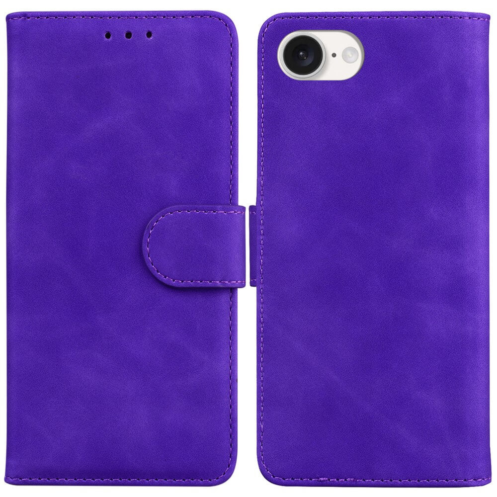 iPhone 16e - Solide Leder Etui Hülle