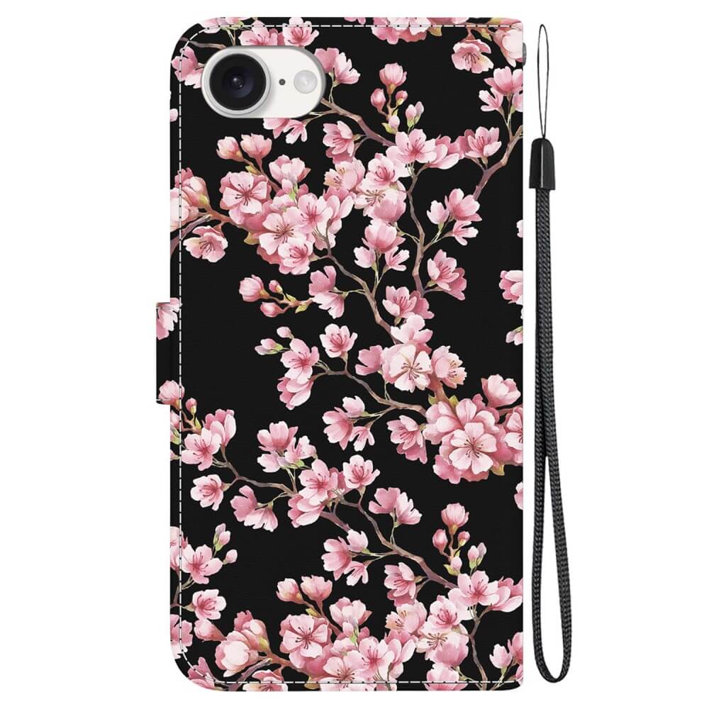 iPhone 16e - Tasche Hülle mit Blüten Motiv