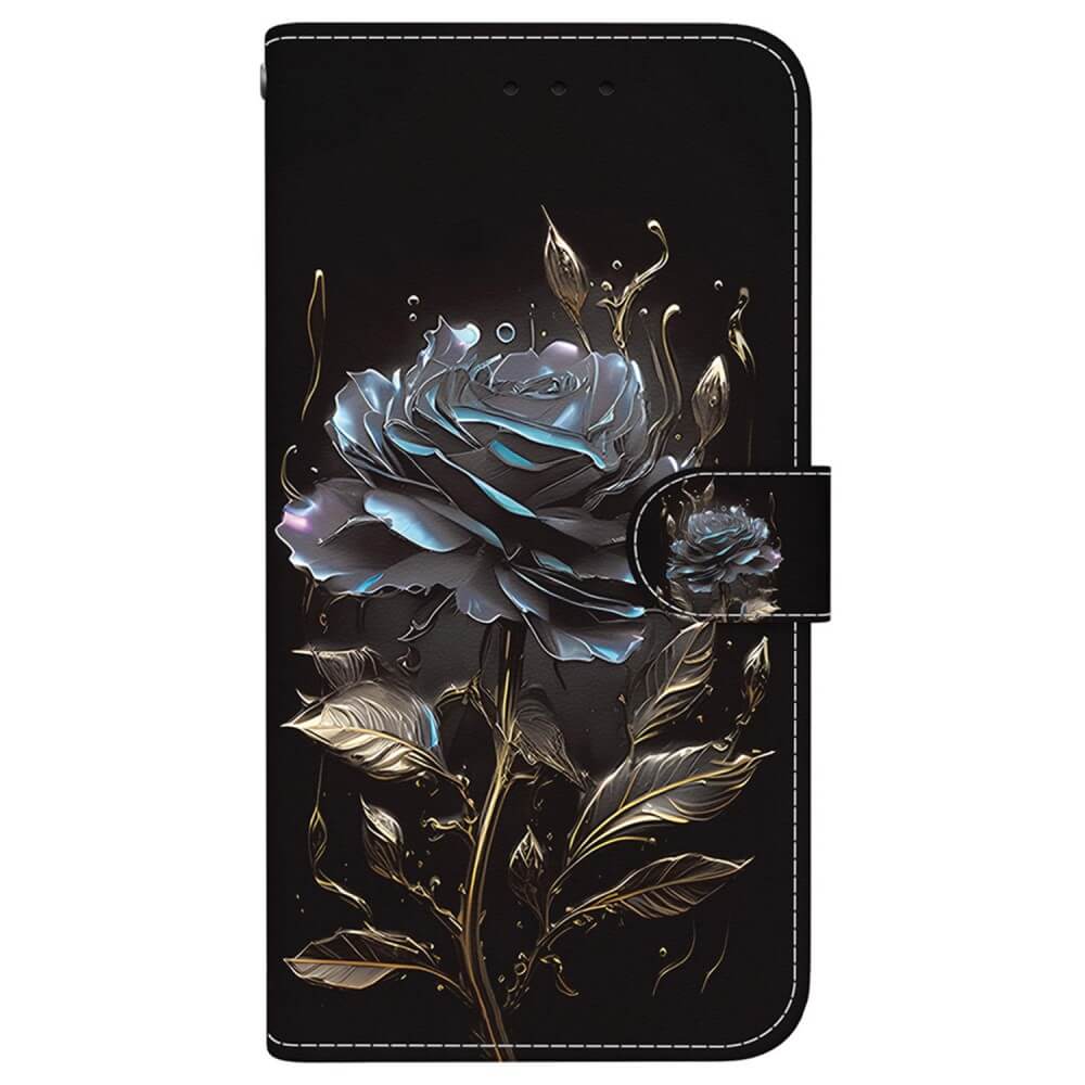 iPhone 16e - Tasche Hülle mit Blüten Motiv