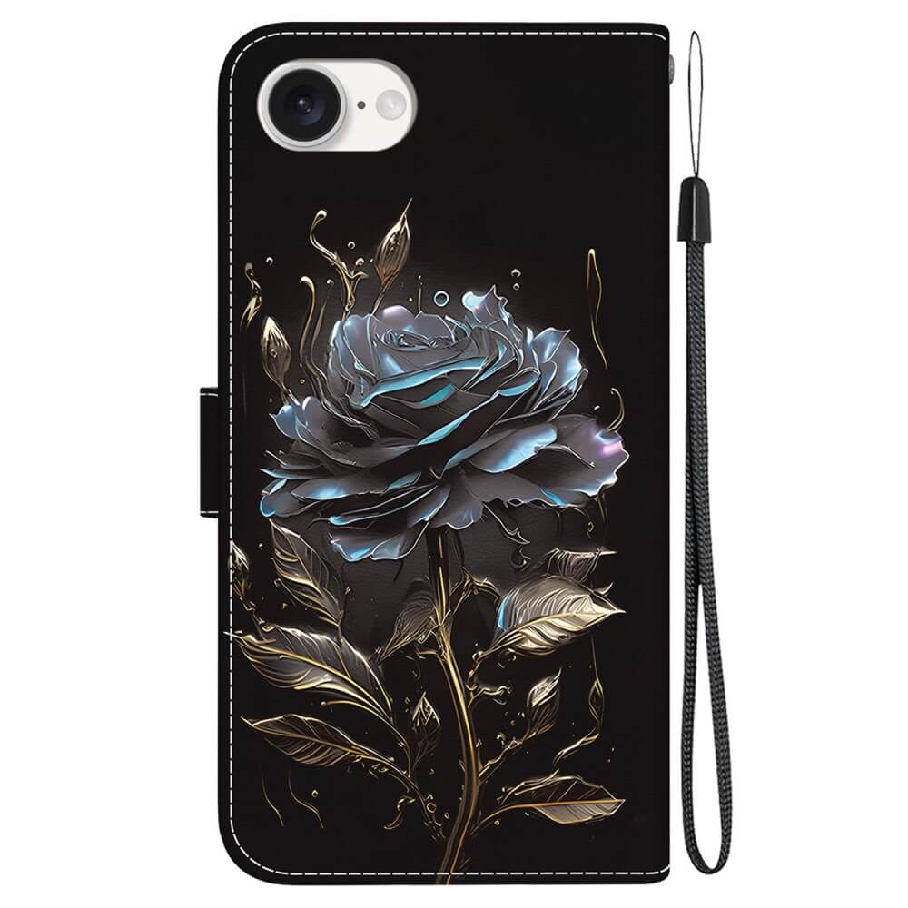 iPhone 16e - Tasche Hülle mit Blüten Motiv