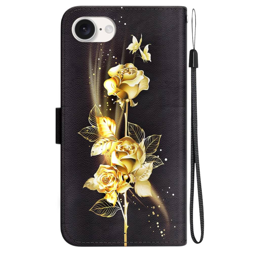 iPhone 16e - Tasche Hülle mit Blüten Motiv